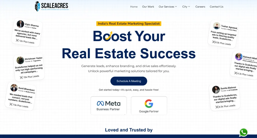 ScaleAcres real estate marketing agency in Hyderabad