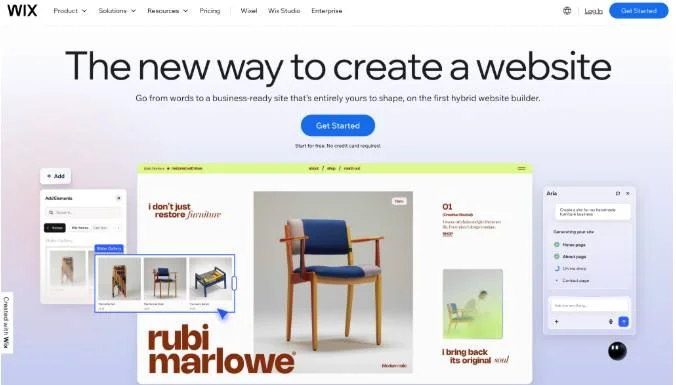 Wix website builder for real estate